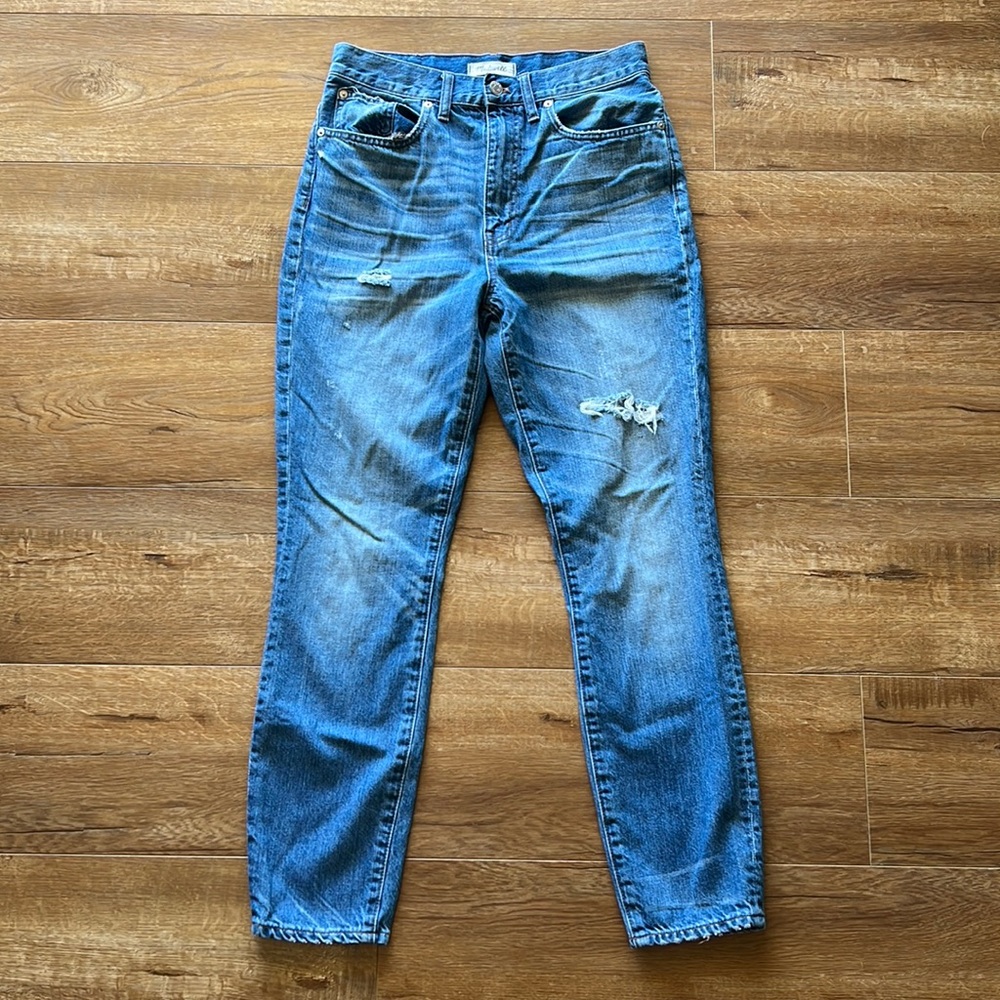 Madewell Rigid Skinny Distressed Sz28